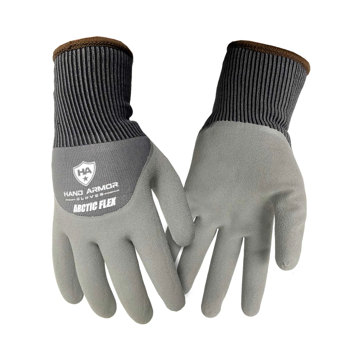 Leather gloves, with acrylic coated