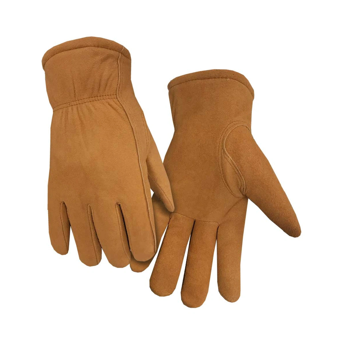 Chestnut Deer Suede Winter Gloves | Hand Armor Gloves
