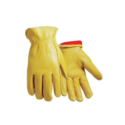 Deerskin Gloves, Tan (Fleece Lined)