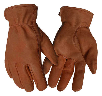 Deerskin Gloves - Black or Chestnut (Thinsulate Lined)