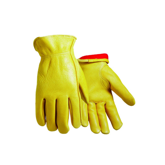 Premium Work Grade Deerskin Gloves - Tan