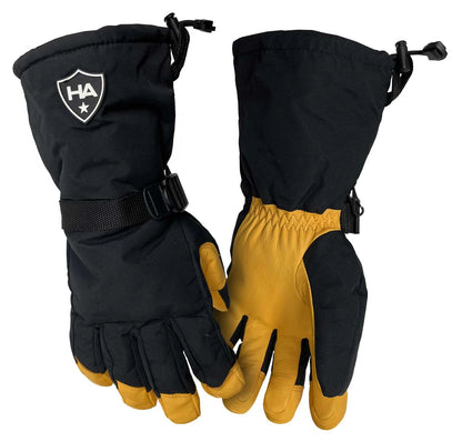 Deerskin Ski Gloves (Thinsulate Lined, Waterproof)