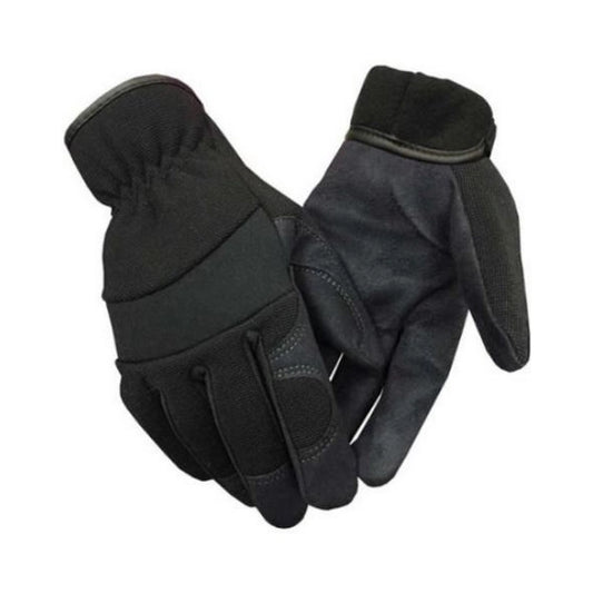 Synthetic mechanic gloves, Thinsulate-lined, with synthetic leather