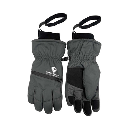 Youth Hand Armor Taslon Snow Glove - Black