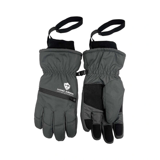 Youth Hand Armor Taslon Snow Glove - Black