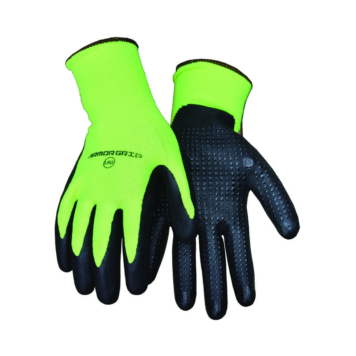 Nitrile-coated gloves, with seamless 13 gauge nylon shell