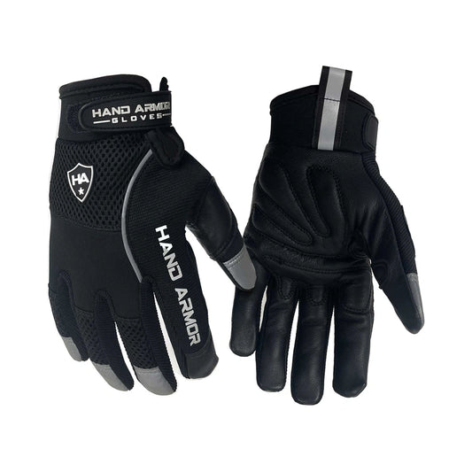Goatskin leather gloves