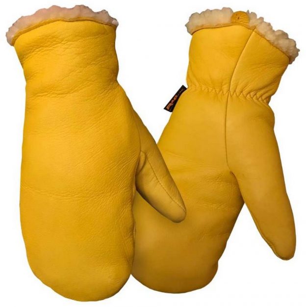 No Cuff Deerskin Mitt